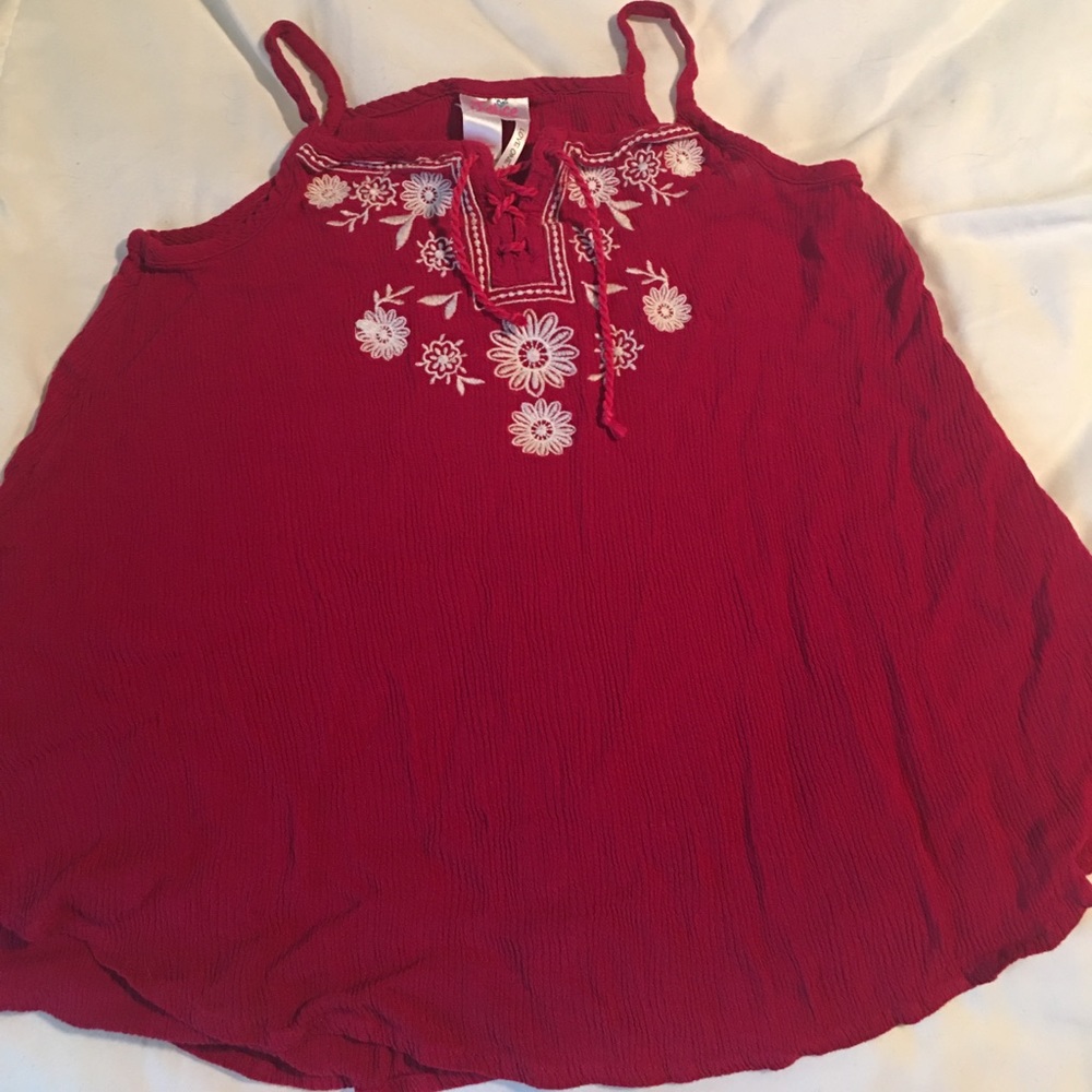COPY - Justice boho tank. Size 14